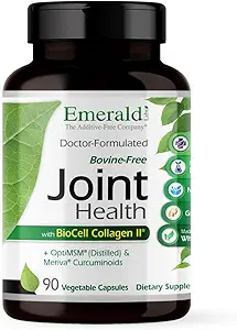 EMERALD LABS Joint Health - Biocell II Collagen, OptiMSM, Glucosamine, Meriva Turmeric Curcuminoids &amp; More - Joint Health, Mobility & Flexibility Support* - 90 Vegetable Capsules (30-Day Supply)