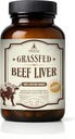 Grass Fed Beef Liver Capsules, 45-Day Supply, Key Nutrients for Enhanced Energy, Mental Clarity & Mood, 100% Pasture-Raised &amp; Hormone-Free, 180 Freeze Dried Liver Pills (3000 mg)