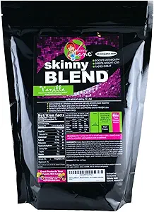 Skinny Blend – High Protein Shake for Women – Low Carb, Keto Friendly Meal Replacement – Satisfies Hambre &amp; Boost Energy – Creamy Vanilla – 30 Shakes