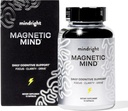 Mente magnética - Suplemento Cognitivo Premium para Energía Ultra Focused, Clarity, & Drive - Nootropic Diseñado para la salud cerebral a largo plazo, memoria " Focus - 30 Day Supply - No hay colores artificiales