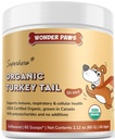 Wonder Paws Organic Turkey Tail Mushroom for Dogs – Powerful Turkey Tail for Dogs Mushroom Powder for Immunity, Respiratory, Digestion & Cellular Health – with Beta Glucans & Polysaccharides- 2.12 oz