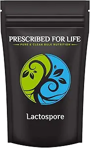 Prescrito para Vida Lactospore (R) Silencio Temperatura Estable Powder Probiótico para Gut Health ← Lactobacillus Sporongenes Suplementos Nutricionales Digestivos TEN Vegan, Gluten Free, Non GMO (2 oz / 56 g)