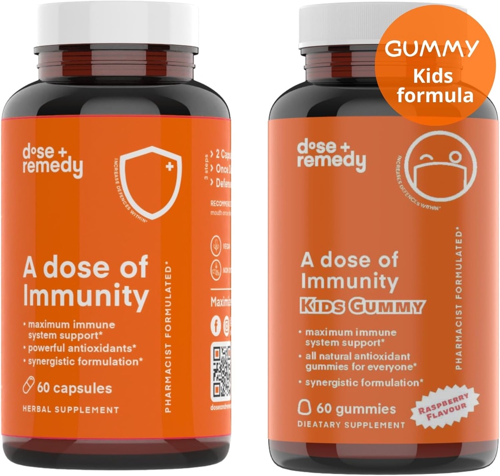 Una dosis de Immunity Adults Plus Kids Fórmula