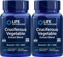 Ampliación de vida Triple acción Extracto vegetal crucifero, 60 cápsulas vegetarianas (Pack of 2)