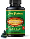 Life's Fortune Multivitamin & Mineral 60 Tablets, All Natural Energy Source Supplying Whole Food Concentrates, Antioxidants, Amino Acids, Enzymes, Trace Minerals & More