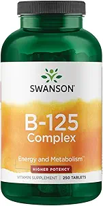 Swanson Vitamina B-125 Complejo 250 pestañas