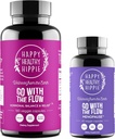 Happy Healthy Hippie Go with The Flow Menopause Support & Go with The Flow Hormone Balance for Women (180ct)