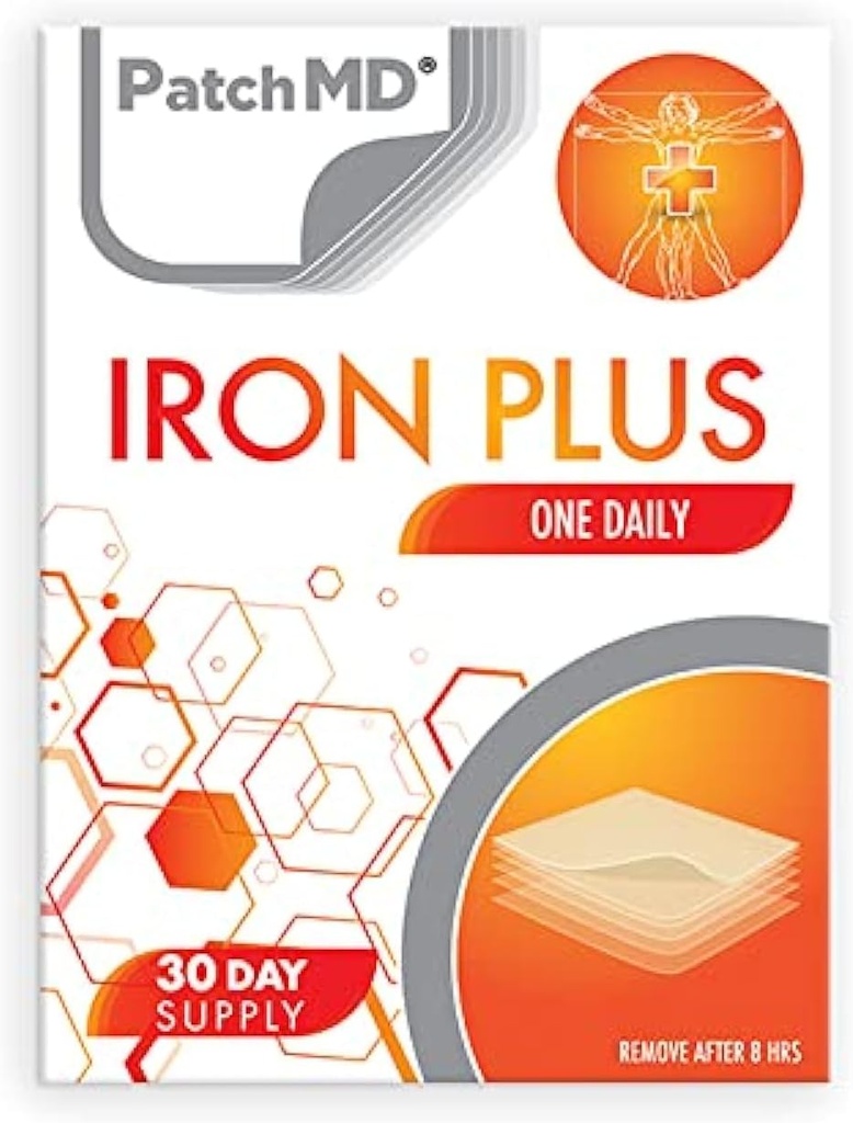 PatchMD – Iron Plus Topical Patches - 30 días de suministro