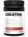 Myogenix Creatine Monohydrate – Pure Creatine Powder for Strength ' Endurance – Apoya la producción ATP " Muscled Strength – No Additives – Unflavored (80 Servings)