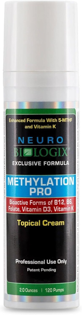 Metil Folate, B6, D3 &amp; K1 para Mood, Focus, Energy &amp; Well-Being general - Suplemento de vitamina transdérmica para una mejor absorción