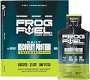 Frog Fuel Power Energized Protein Shot, 15g Protein Nano-Hydrolyzed Grass Fed Collagen, 120mg Caffeine, Fat & Sugar Free, 22 Amino Acids, 0 Carbs, Berry, 1 oz Packets, 24 Pack