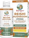 MaryRuth Orgánicas Reishi Vegan Mushroom Suplemento TEN Ultra Absorption Liposomal TEN Immune Apoyo con 200mg Beta-Glucans, Vegan ←Full Spectrum Reishi Mushrooms Fruiting Body ← 7.6 oz,