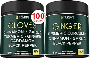 Bundle 7in1 Cloves Suplemento &amp; 5in1 Ginger Suplemento