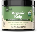 Orgánica Kelp Powder 8oz &amp; Pure Alfalfa Leaf 100 Capsules Bundle