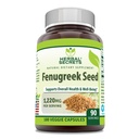 Herbal Secrets Fenugreek Seed 1,220 Mg Suplemento Silencio 180 Veggie Capsules ← No-GMO Silencio Gluten Free ← Made in USA