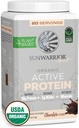Sunwarrior Planta Orgánica Basada en Polvo Proteína ANTE Vegan Orgánica Proteína Polvo con BCAA Aminoácidos Plus Recuperación Minerales & Botánicos ← No GMO Soy Dairy & Gluten Gratis (Chocolate, 20 Servings)