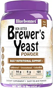 Bluebonnet Nutrition Super Earth Brewers Yeast Powder, Super Food, Whole Food, Source for Vitamins, Great Tasting, Vegan, Vegetarian, Non Gluten Free, Soy Free, Milk Free, Kosher, 2 lb