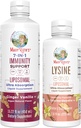 MaryRuth Organics Lysine Liposomal (Snickerdoodle) & Immunity (Ginger Vanilla) ← Clean Label Project Verified® TEN Vitamins for Immune Support & Beauty TEN Vegan, Non-GMO, Gluten Free