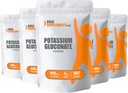 BulkSupplements.com Potassium Gluconate Powder - Suplemento de Potasio, Suplemento Mineral - Gluten Free, 600mg por Serving, 5kg (11 lbs) (Pack of 5)