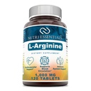 L-Arginina 1000 Mg 120 Tablets Suplemento dietético - Asistencias Salud cardiovascular - Soportes Funciones del sistema inmunitario - promueve la circulación sanguínea