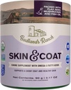 Badlands Ranch - Skin & Coat Canine Supplement w/Omega-3 Fatty Acids, Org. Ingredientes, Antioxidante Topper, Nourish Coat &Paws, Joint, Support Shiny Coat &amp; Healthy Skin by Katherine Heigl (30 Scoops)