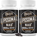 1800 MG Liposomal NAD Suplemento, NAD+ Suplemento Similar a Nicotinamide Riboside, 98% Puro NAD Plus Suplemento de Energía Booster " Cellular Repair for Men " Women, Non-GMO, 120 Softgels