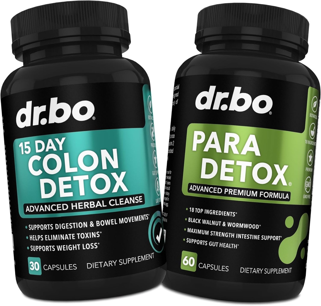 Colon Cleanser Detox &amp; Intestinal Supplement - 15 Day Colon Cleanse Pills with Probiotic, Wormwood, Black Walnut, Psyllium, Aloe Complex - Bowel Movement Suplementos para Stomach Bloating Gut Support