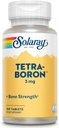 Solaray Tetra Boron 3mg Tablets