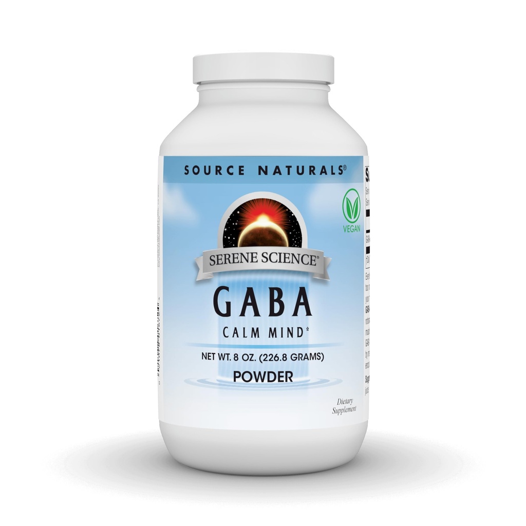 Fuente Naturales Serene Science GABA, 750 mg - 8 oz Powder