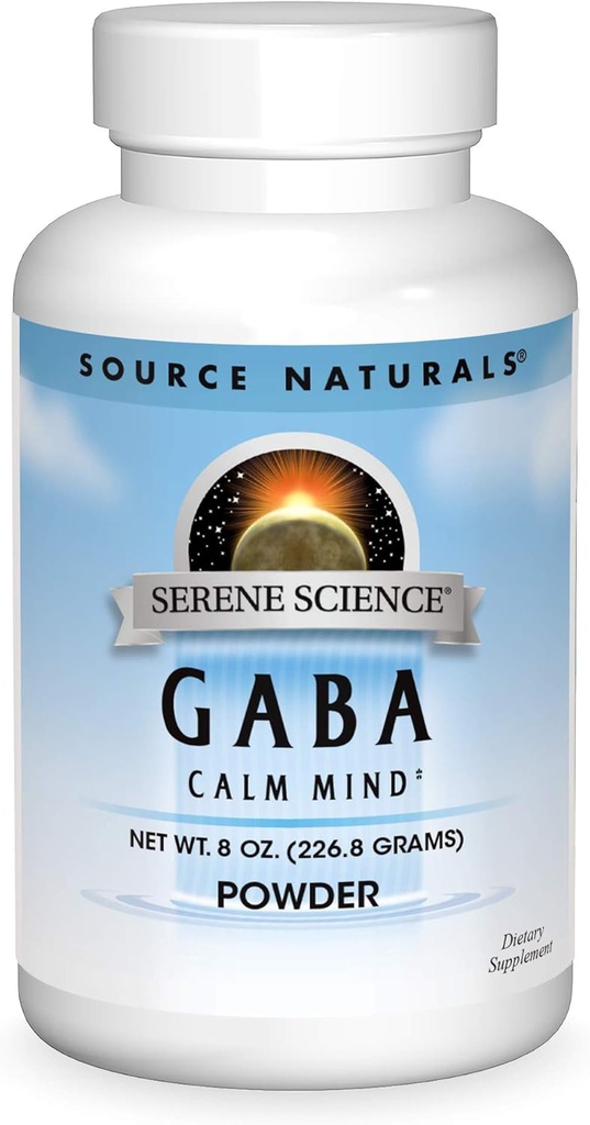 Fuente Naturales Serene Science GABA, 750 mg - 8 oz Powder