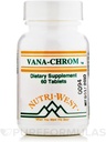 Vana-Chrom - 60 Tabletas de Nutri West