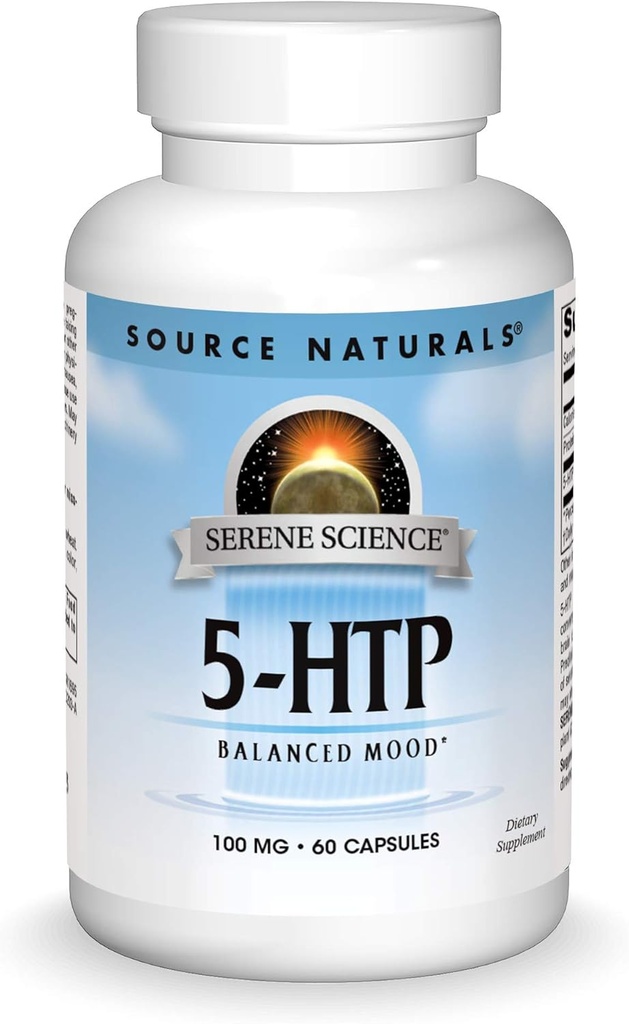 Fuente Natural Serene Science 5-HTP 100 mg - 60 cápsulas