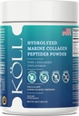 KÖLL Marine Collagen Peptides Powder (300g) Unflavored Sugar-Free Collagen for Women &amp; Men, 10,000mg Hydrolyzed Supplement, Wild-Caught Sourced, Non-GMO, 0% Preservatives Type 1 for Bone & Skin Health