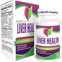 Liver Health Supplements (All-in-1) Complejo con 6 Ingredientes Activos Silencio Daily Liver Detox &amp; Cleanse Support Suplemento Silencio Natural Liver Nutrients for Men &amp; Women ← 1-Month Supply tención 90 Capsules