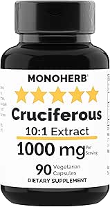 MONOHERB Extracto crucifero 1000 mg - 90 cápsulas vegetarianas