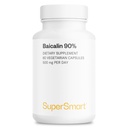 Supersmart - 90% Baicalin 500mg por día (Scutellaria Baicalensis) - Chino Skullcap Extracto Suplemento No-GMO &amp; Gluten Gratis - 60 cápsulas vegetarianas