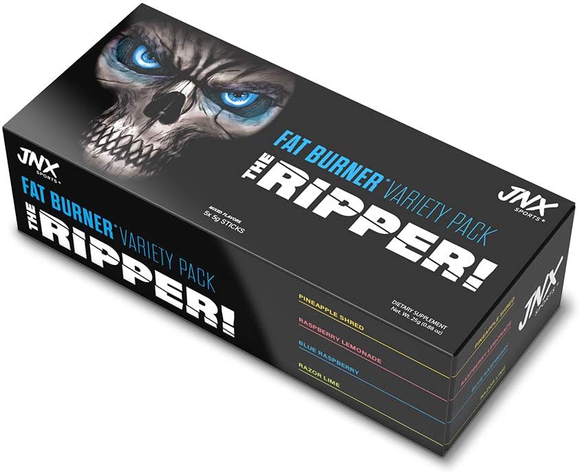 ¡JNX lanza el Destripador! Fat Burner - Sample Variety Pack 5 x 8g Sticks ← Super Thermogenesis, Appetite Control &amp; Extreme Energy for Men &amp; Women