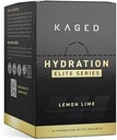 Electrolitos Kaged, Elite de Hidratación, Suplemento de Polvo Electrolípido Premium, Ejercicio Intra, Post Workout, Limo de limón, 14 Packets de viaje