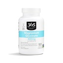 365 by Whole Foods Market, Magnesium Glycinate Tablets, 400 MG, 90 Cuenta