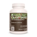 Nutrición de Remedy Cramp Bark  durable 1,000 mg, 60 Vegan Capsules Suplemento dietético herbal