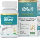Enzimas digestivas de 800 mg para hombres y mujeres con probióticos " orgánicos prebióticos, 8 enzimas clave, Protease, Amylase " Lipase for Bloating, Gas Relief, Non-GMO Ø 90 cápsulas