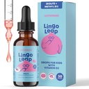 JoySpring LingoLeap – Liquid Kids Formula with Zeolite Clinoptilolite, Methylated B12 &amp; Vitamin D3 ← Gentle Daily Support for Kids’ Wellness ← Edades 3+ Silencioso (1fl oz) 30