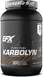 EFX Sports Karbolyn Fuel ← Fast-Absorbing Carbohydrate Powder ← Carb Load, Sostened Energy, Quick Recovery TEN Stimulant Free ← 36 Servings (Chocolate Overload)