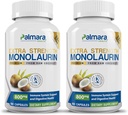 Extra Strength Monolaurin 1,600mg por servicio, 800mg por cápsula - 2 Pack 200 cápsulas