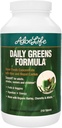 Aloe Life - Daily Greens Tablets, Certified Organic Health Supplement, Antioxidants, 21 Fruits, Veggies, &amp; Herbs including Aloe & Nopal Cactus, Low-Calorie, Keto-Friendly, Gluten-Free (210 Tablets)