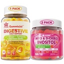 LILICARE Bundle: Ginger Chews Supplement Gummies & Inositol Gummies Ideal 40:1 Ratio Myo & D-Chiro Inositol
