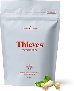 Thieves Cough Drops 30 Ct Essential Oil Infused by Young Living Essential Oil