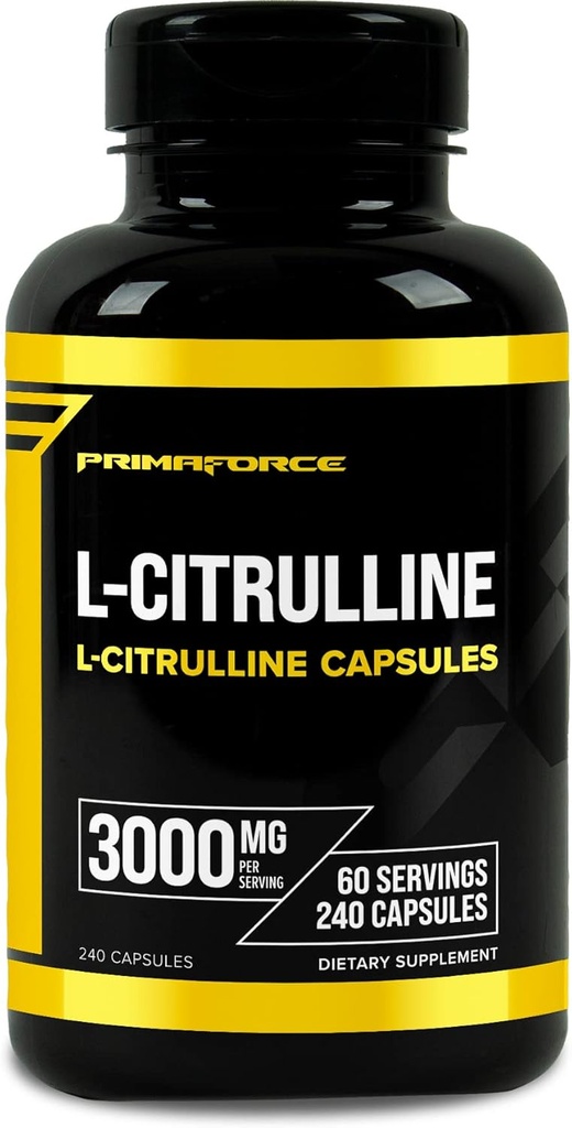 Primaforce L-Citrulline 3000mg, 240 cápsulas, 60 piezas