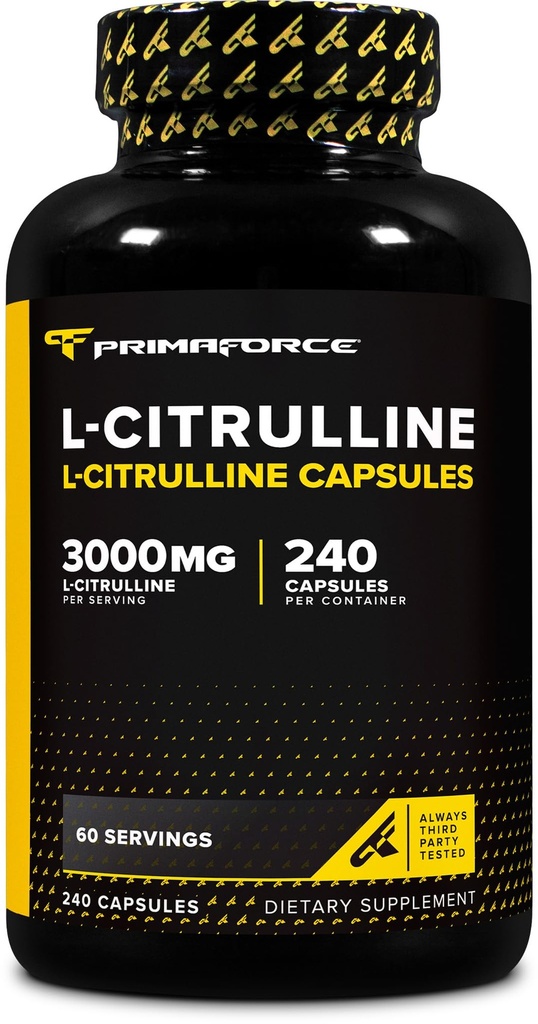 Primaforce L-Citrulline 3000mg, 240 cápsulas, 60 piezas