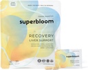 superbloom Recovery Liver Support ¦ Liver Detox with DHM, Turmeric, Milk Thistle TEN 10 Sachets, 20 Capsules ANTE Disfruta de la noche, Own The Morning